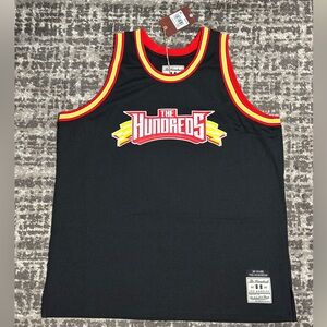 NWT - 🤑150$ Men’s Mitchell & Ness x The Hundreds Basketball Jersey, Sz - XL